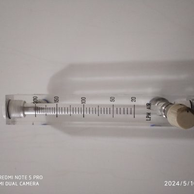 Acrylic Rotameter (200 LPM) With With Knob
