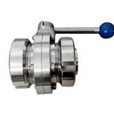 BUTTERFLY  VALVE WITH SMS  UNION SS316