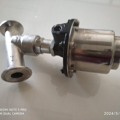 TC End Stainless Steel Pneumatic Angle Seat Valve ( Size 1/2 inch)
