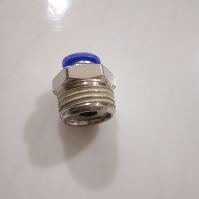 Pu Connector 1/2 Male x 8mm