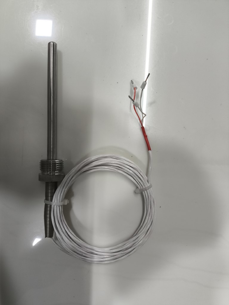 pt100 Temperature sensor with 5 meter Wire: 1/2 BSP Male. Size 8x 100mm Long - Image 10